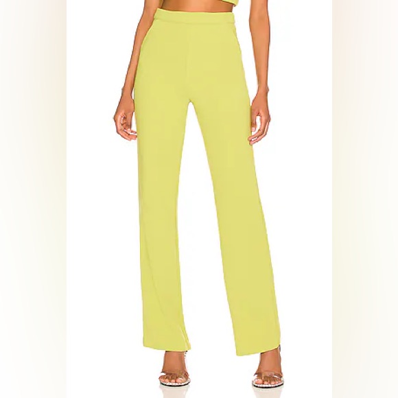 New Nbd Topaz Pant In Green, Size Xs